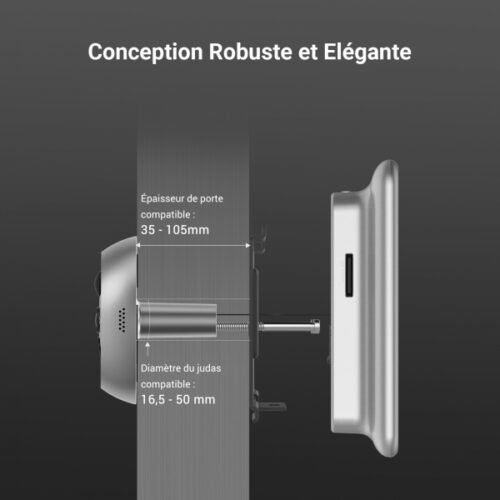 EZVIZ DP2C Maroc : Camera de porte sans-fil EZVIZ DP2C Maroc